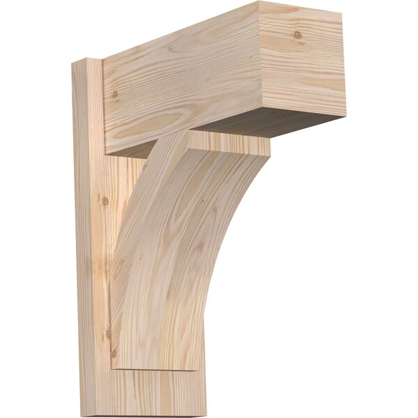 Ekena Millwork Thorton Block Smooth Outlooker, Douglas Fir, 7 1/2"W x 16"D x 20"H OUT08X16X20THR05SDF - main